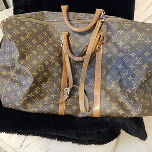 Luxury Brown Monogram Travel Bag